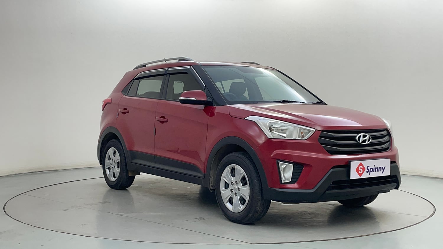 Used 2017 Hyundai Creta E Plus 1.6 Petrol Petrol Manual exterior RIGHT FRONT CORNER VIEW