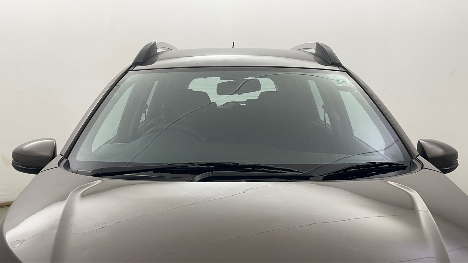 Used 2017 Honda BR-V V CVT Petrol Petrol Automatic exterior FRONT WINDSHIELD VIEW