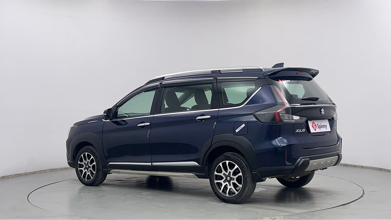 Used 2022 Maruti Suzuki XL6 Alpha Plus AT Petrol Petrol Automatic exterior LEFT REAR CORNER VIEW