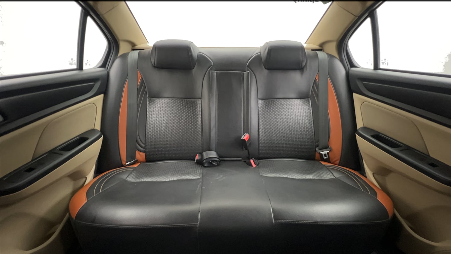 Used 2019 Honda Amaze 1.2 VX CVT Petrol Petrol Automatic interior REAR SEAT CONDITION VIEW