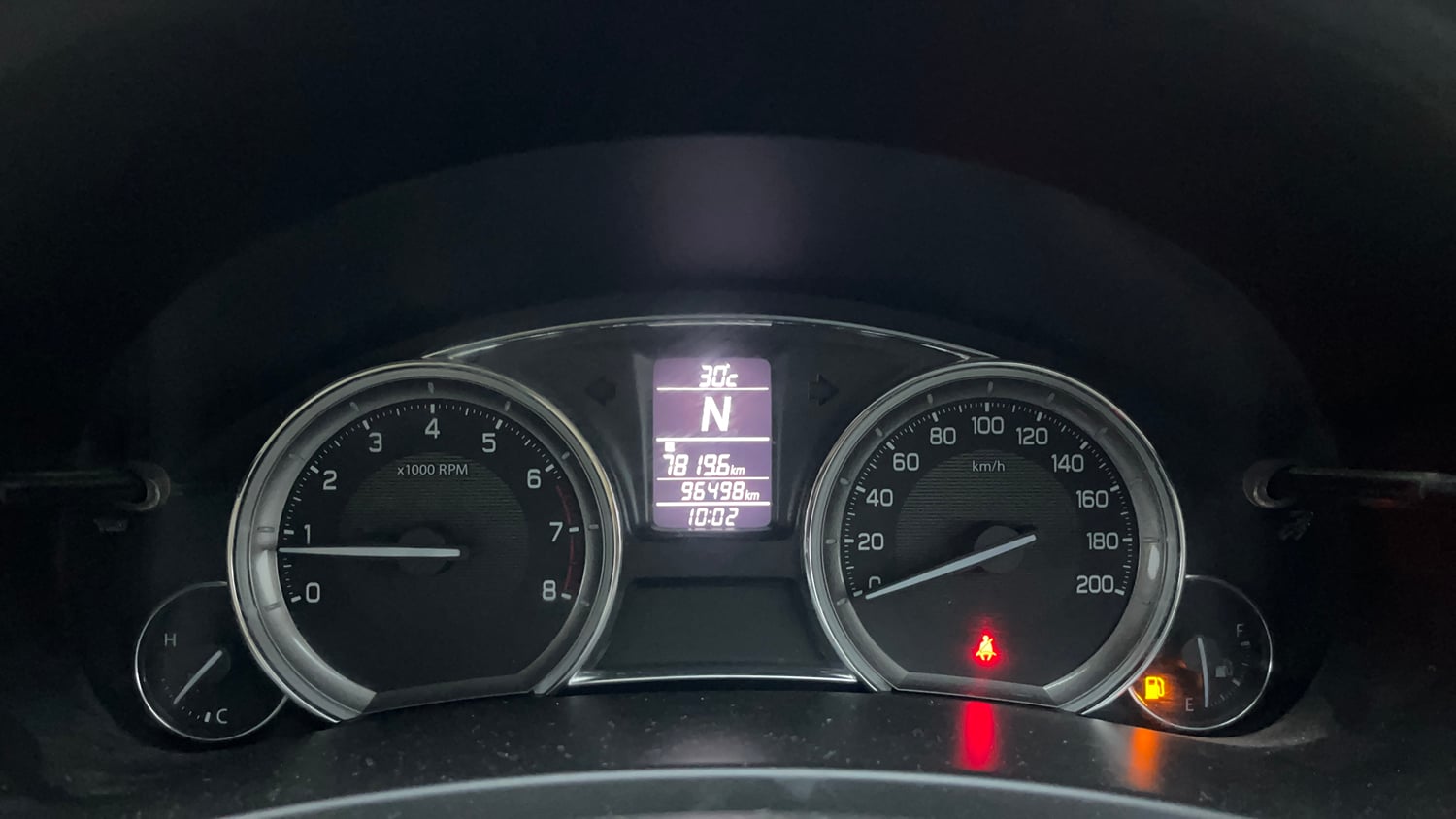 Used 2017 Maruti Suzuki Ciaz Alpha 1.4 AT Petrol Automatic interior CLUSTERMETER VIEW