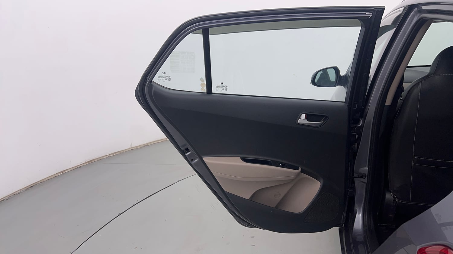 Used 2019 Hyundai Grand i10 Sportz 1.2 Kappa VTVT Petrol Manual interior LEFT REAR DOOR OPEN VIEW
