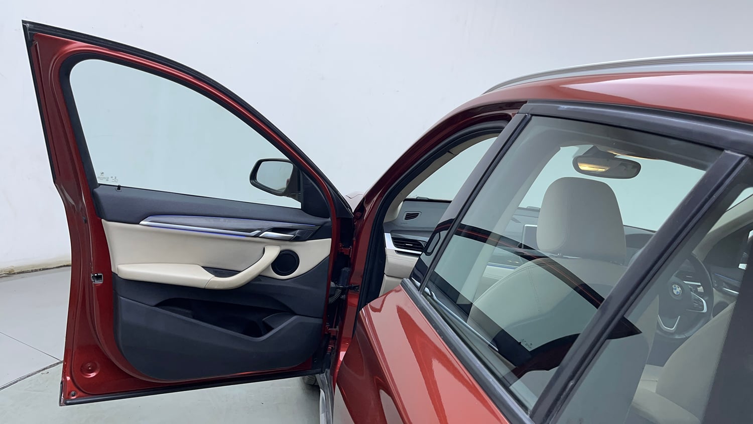 Used 2021 BMW X1 sDrive20i xLine Petrol Automatic interior LEFT FRONT DOOR OPEN VIEW
