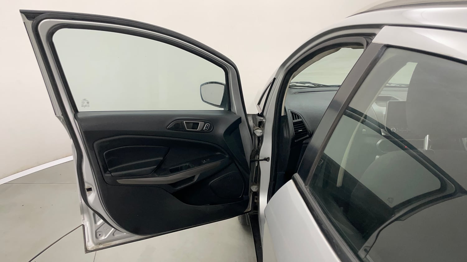 Used 2019 Ford EcoSport Titanium 1.5L TDCi Diesel Manual interior LEFT FRONT DOOR OPEN VIEW