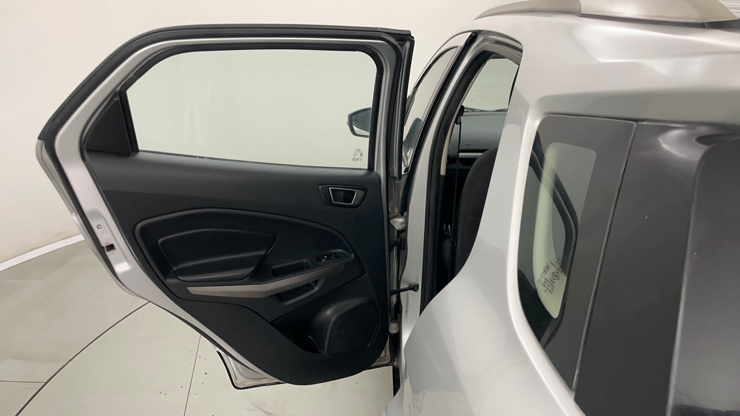 Used 2019 Ford EcoSport Titanium 1.5L TDCi Diesel Manual interior LEFT REAR DOOR OPEN VIEW