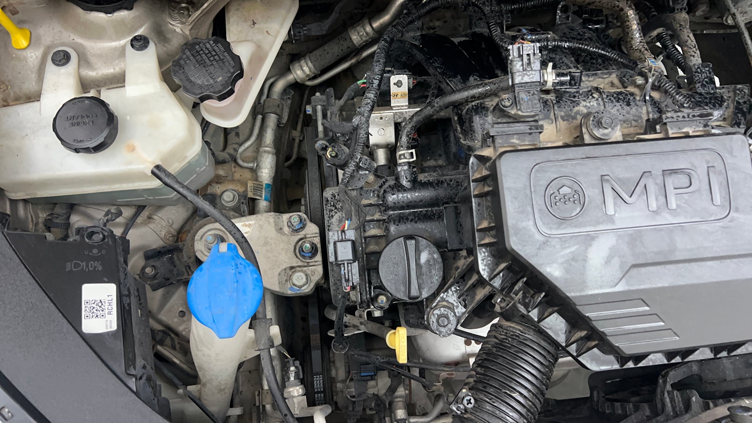 Used 2019 Hyundai Santro Era Executive Petrol Manual engine ENGINE RIGHT SIDE VIEW