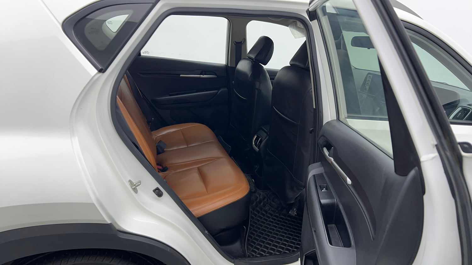 Used 2021 Kia Sonet HTK Plus 1.2 Petrol Manual interior RIGHT SIDE REAR DOOR CABIN VIEW