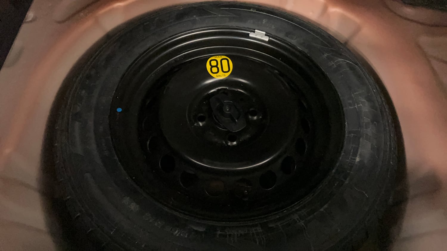 Used 2017 Maruti Suzuki Baleno Zeta 1.2 Petrol Manual tyres SPARE TYRE VIEW
