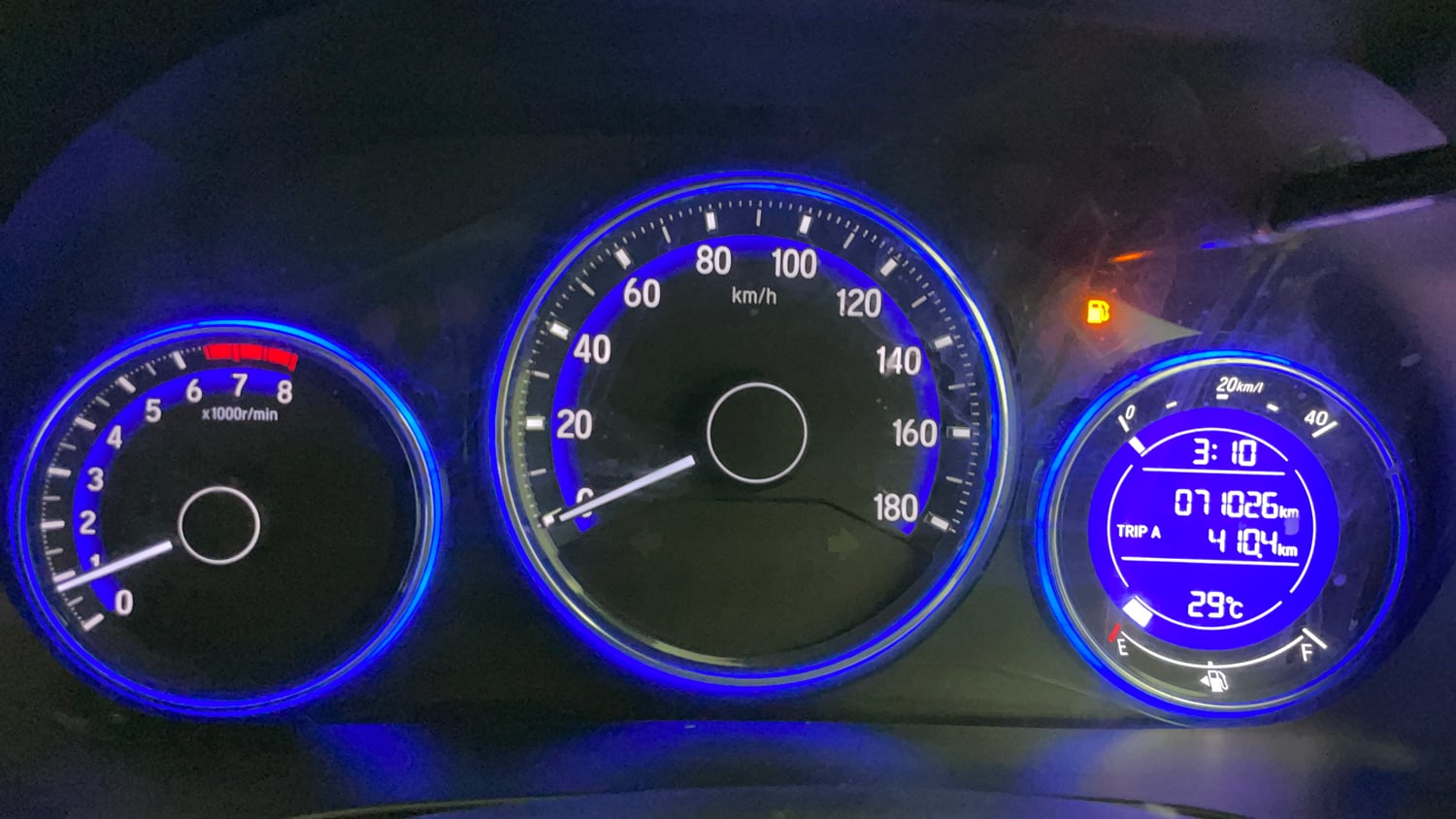 Used 2017 Honda Amaze 1.2 SX i-VTEC Petrol Manual interior CLUSTERMETER VIEW