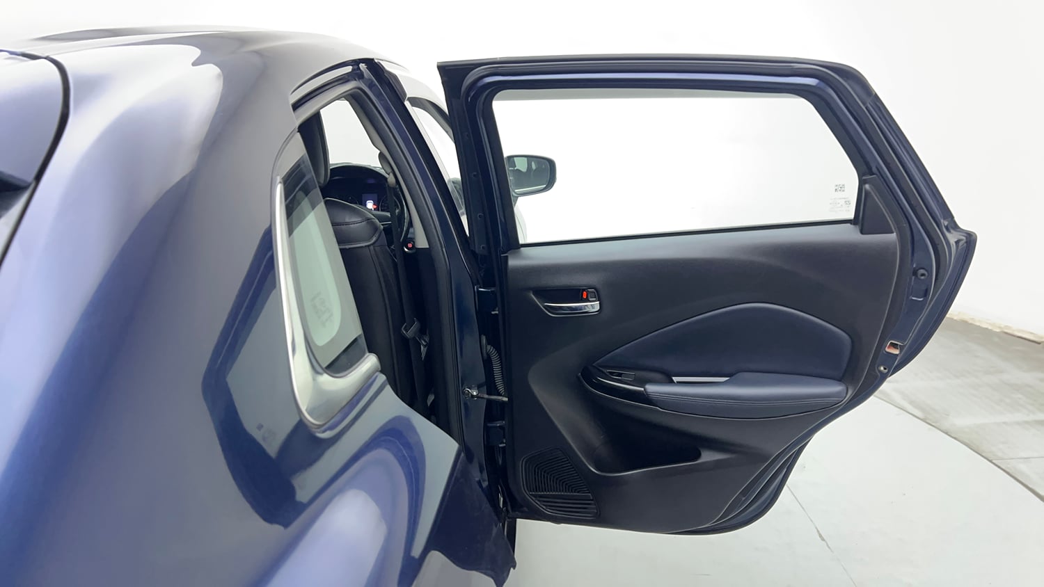 Used 2024 Maruti Suzuki Baleno Zeta MT Petrol Manual interior RIGHT REAR DOOR OPEN VIEW