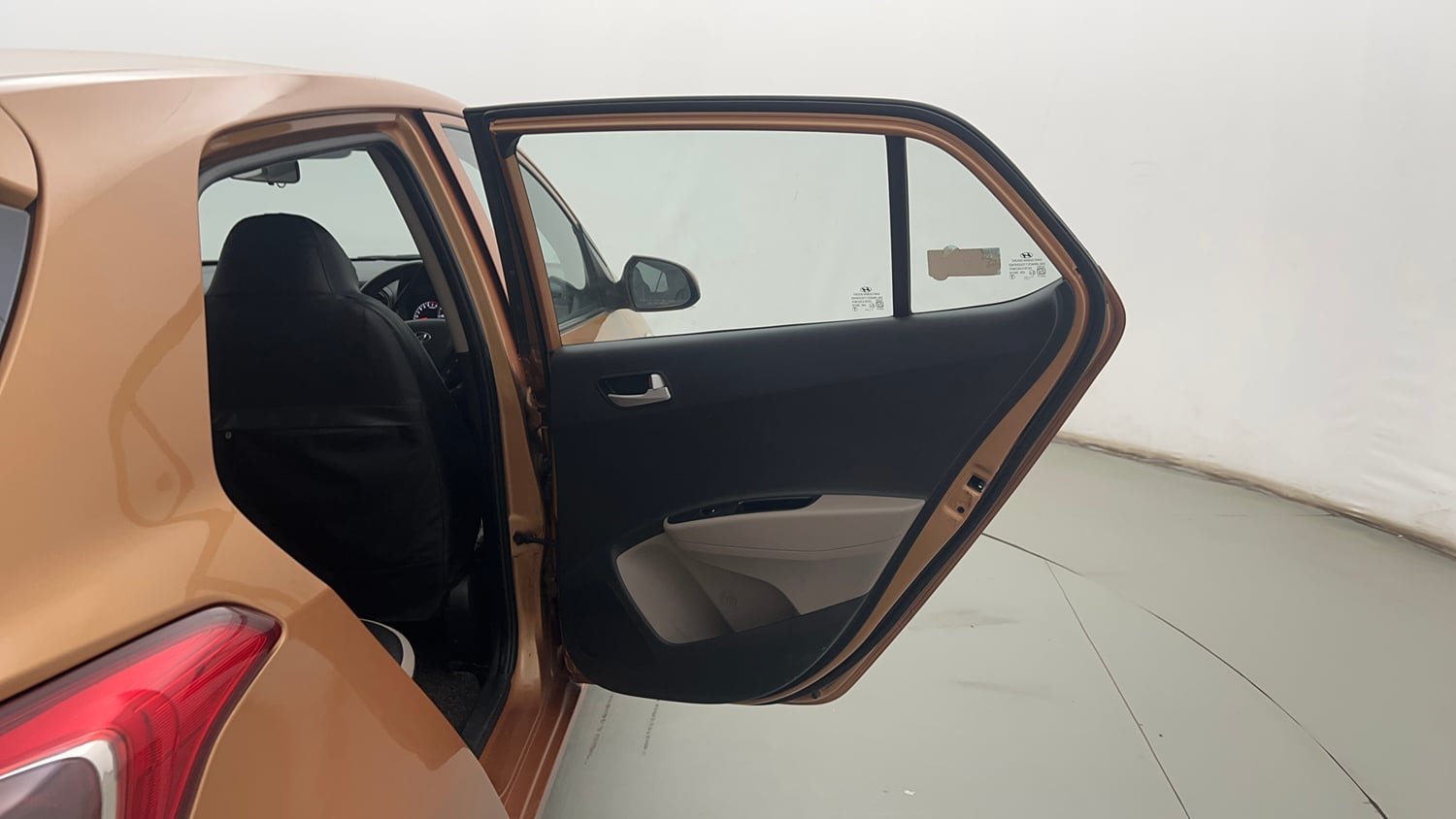 Used 2017 Hyundai Grand i10 Sportz 1.2 Kappa VTVT Petrol Manual interior RIGHT REAR DOOR OPEN VIEW