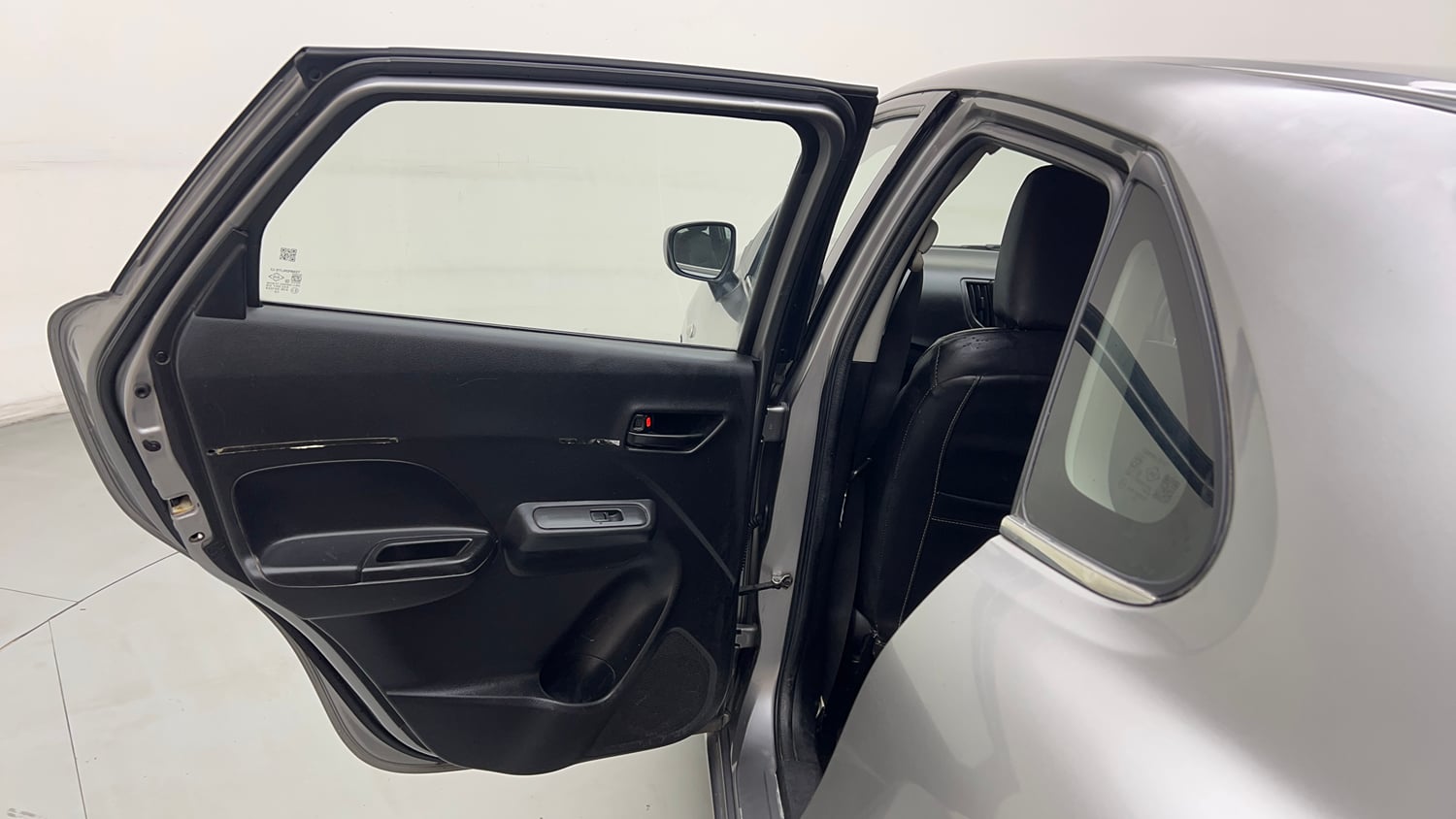 Used 2021 Maruti Suzuki Baleno Sigma Petrol Manual interior LEFT REAR DOOR OPEN VIEW