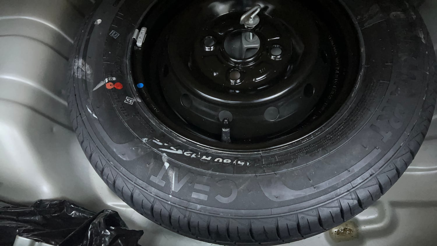 Used 2022 Maruti Suzuki Alto 800 VXi Petrol Manual tyres SPARE TYRE VIEW