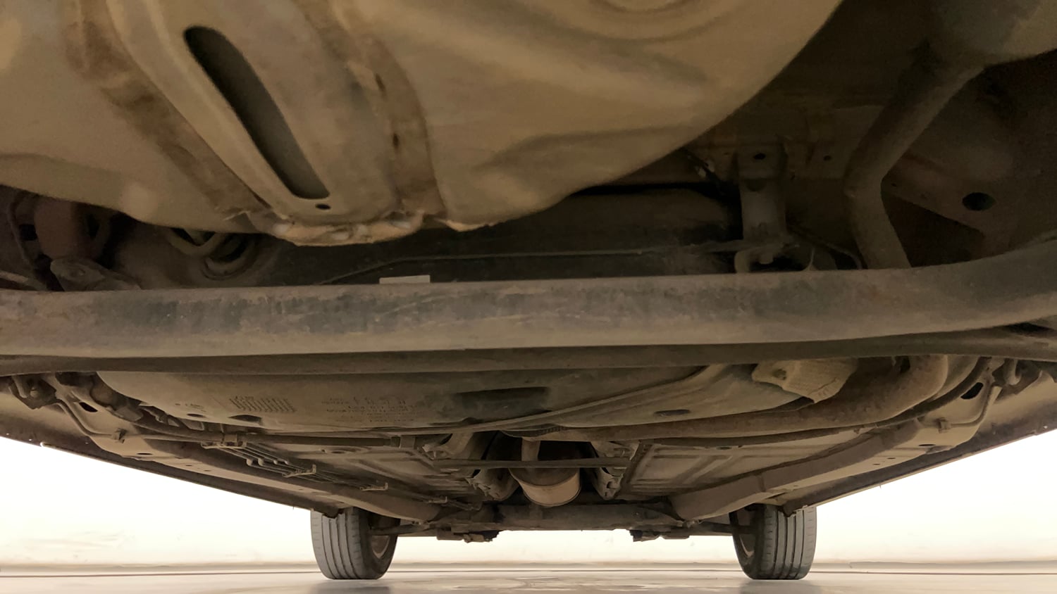 Used 2017 Maruti Suzuki Baleno Zeta 1.2 Petrol Manual extra REAR UNDERBODY VIEW (TAKEN FROM REAR)