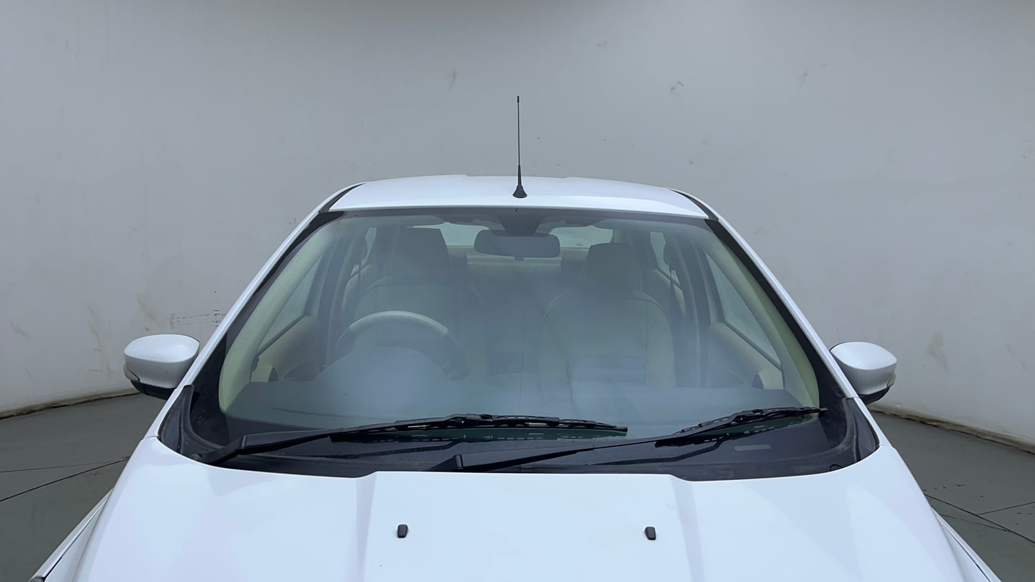 Used 2017 Ford Figo Aspire Titanium 1.2 Ti-VCT Petrol Manual exterior FRONT WINDSHIELD VIEW