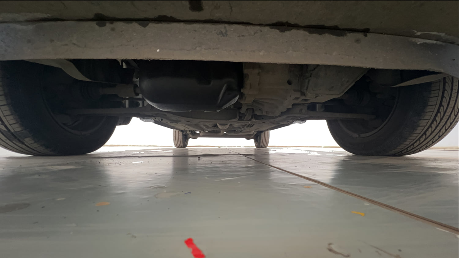 Used 2018 Ford EcoSport Trend 1.5L Ti-VCT Petrol Manual extra FRONT LEFT UNDERBODY VIEW