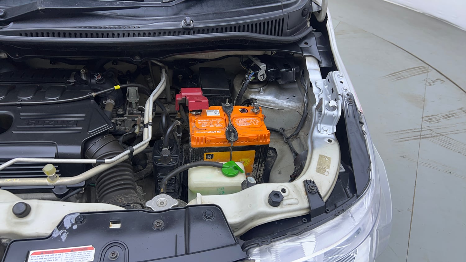 Used 2018 Maruti Suzuki Wagon R VXI+ (O) Petrol Manual engine ENGINE LEFT SIDE VIEW