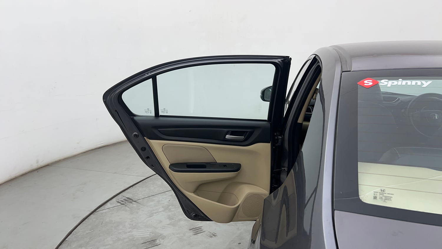 Used 2019 Honda Amaze 1.2 VX CVT Petrol Petrol Automatic interior LEFT REAR DOOR OPEN VIEW