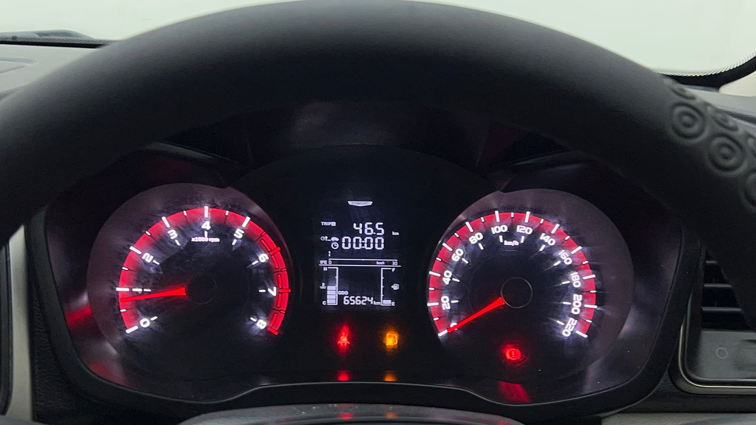 Used 2019 Mahindra XUV 300 1.2 W6 Petrol Manual interior CLUSTERMETER VIEW