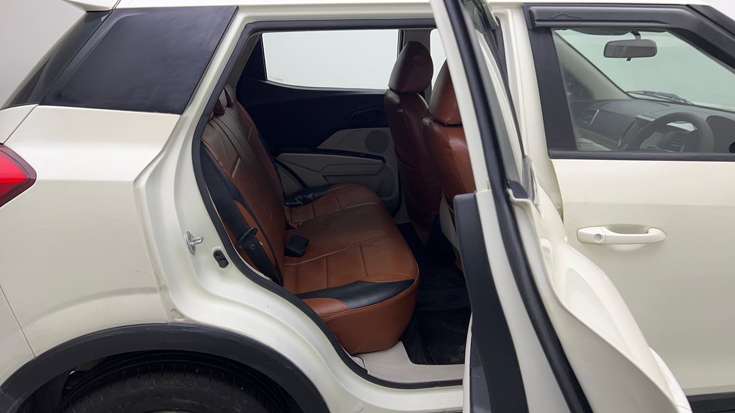 Used 2019 Mahindra XUV 300 1.2 W6 Petrol Manual interior RIGHT SIDE REAR DOOR CABIN VIEW