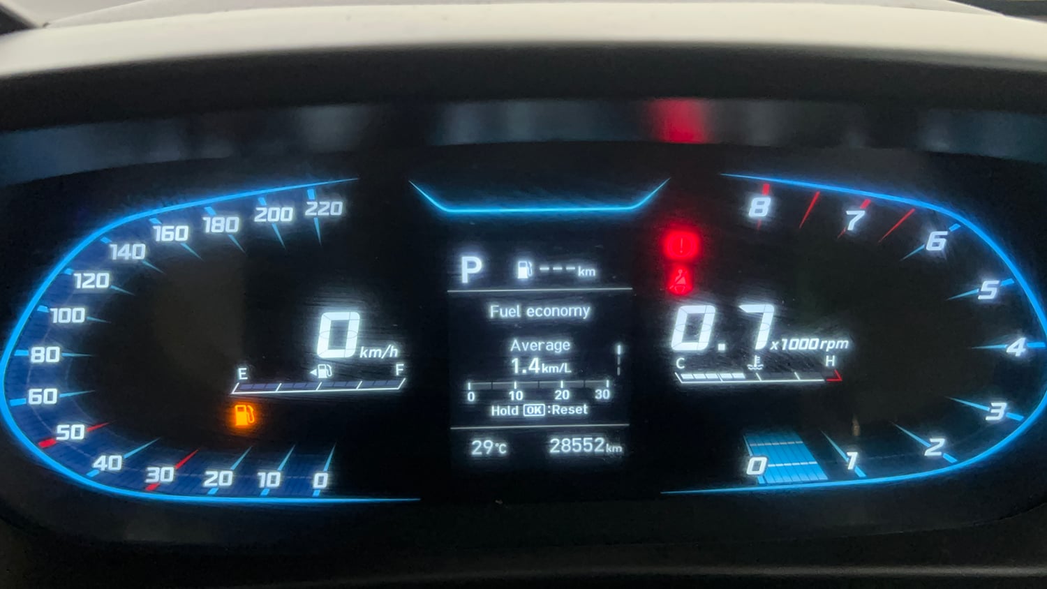 Used 2023 Hyundai i20 Sportz 1.2 IVT Petrol Automatic interior CLUSTERMETER VIEW