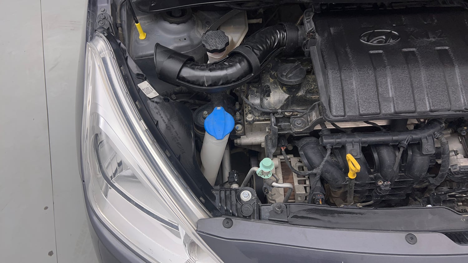 Used 2019 Hyundai Grand i10 Sportz 1.2 Kappa VTVT Petrol Manual engine ENGINE RIGHT SIDE VIEW