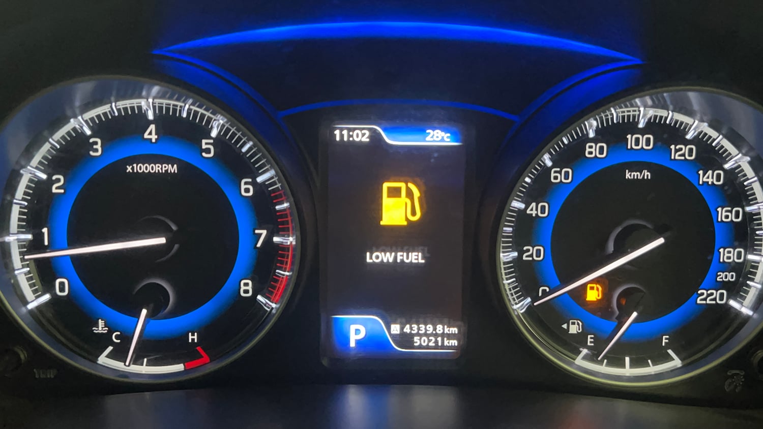 Used 2020 Maruti Suzuki Baleno Alpha Automatic Petrol Automatic interior CLUSTERMETER VIEW