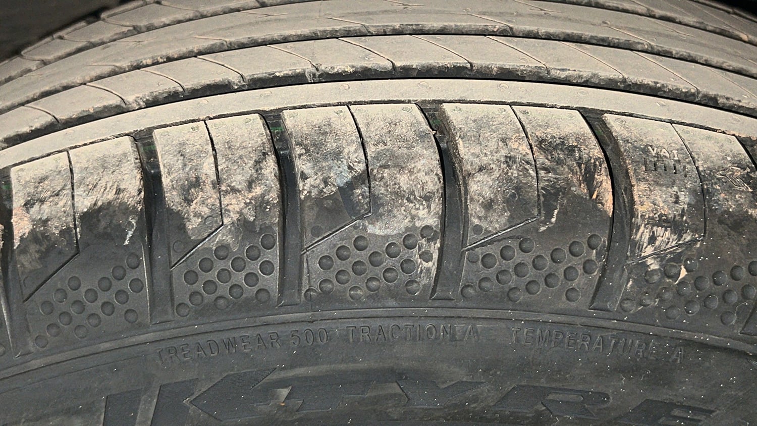 Used 2017 Honda BR-V V CVT Petrol Petrol Automatic tyres LEFT REAR TYRE TREAD VIEW