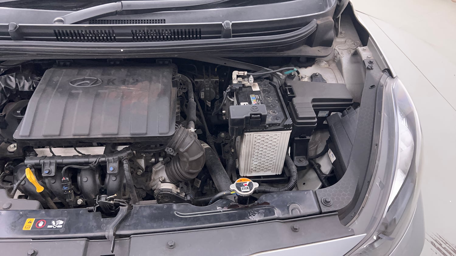 Used 2023 Hyundai Aura S 1.2 Petrol Petrol Manual engine ENGINE LEFT SIDE VIEW
