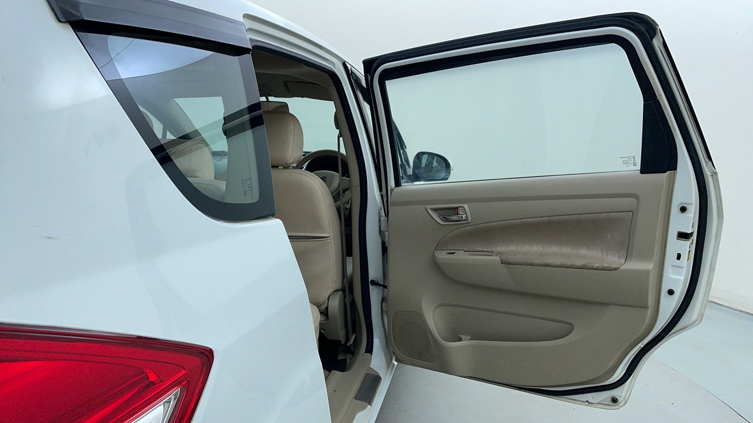 Used 2013 Maruti Suzuki Ertiga Vxi Petrol Manual interior RIGHT REAR DOOR OPEN VIEW