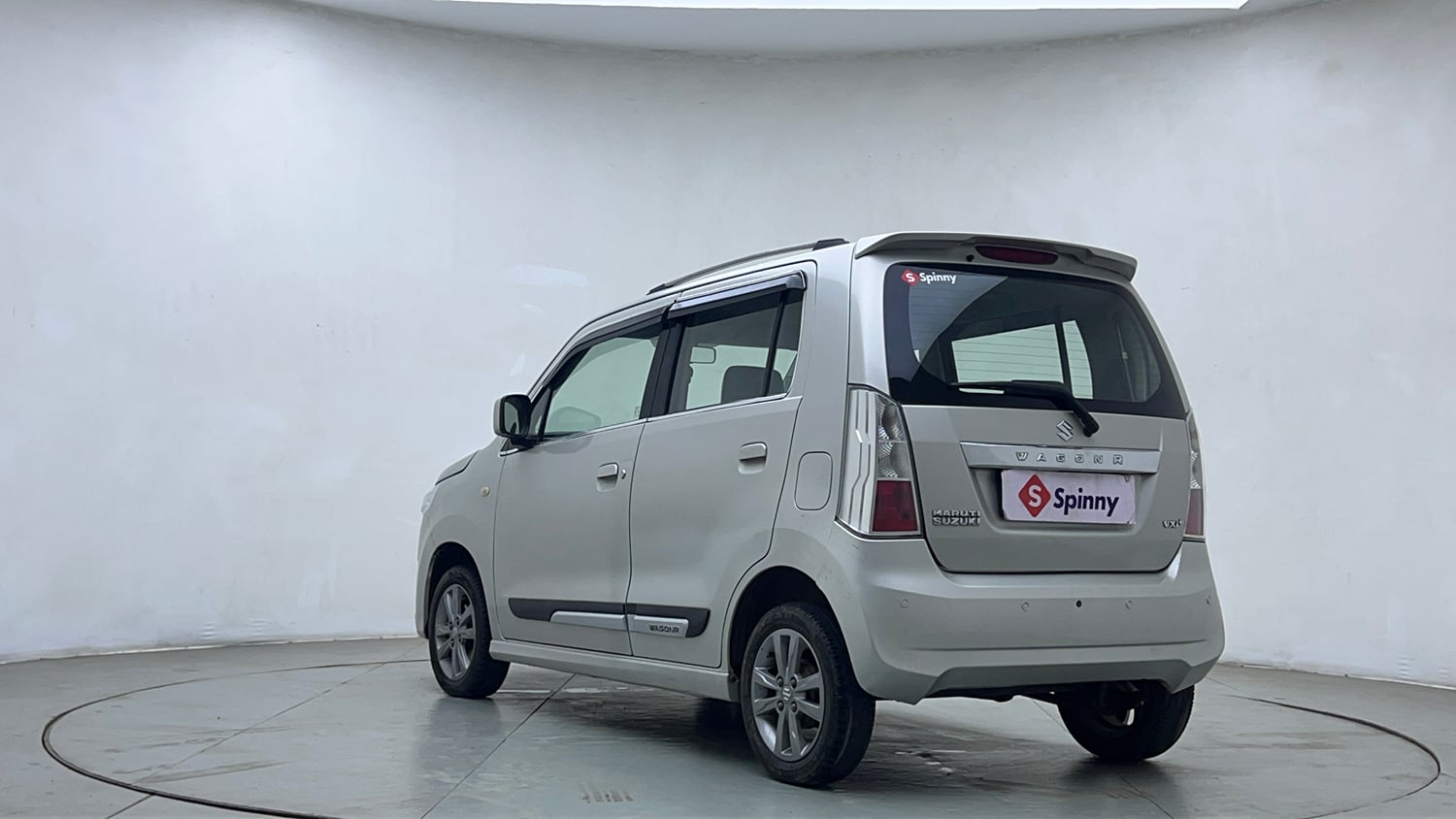 Used 2018 Maruti Suzuki Wagon R VXI+ (O) Petrol Manual exterior LEFT REAR CORNER VIEW