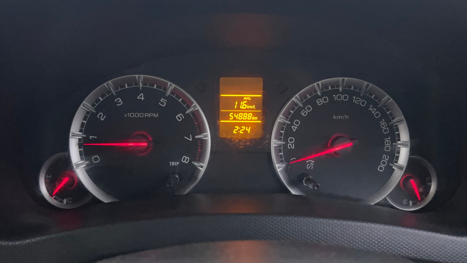 Used 2014 Maruti Suzuki Swift Dzire VXI Petrol Manual interior CLUSTERMETER VIEW