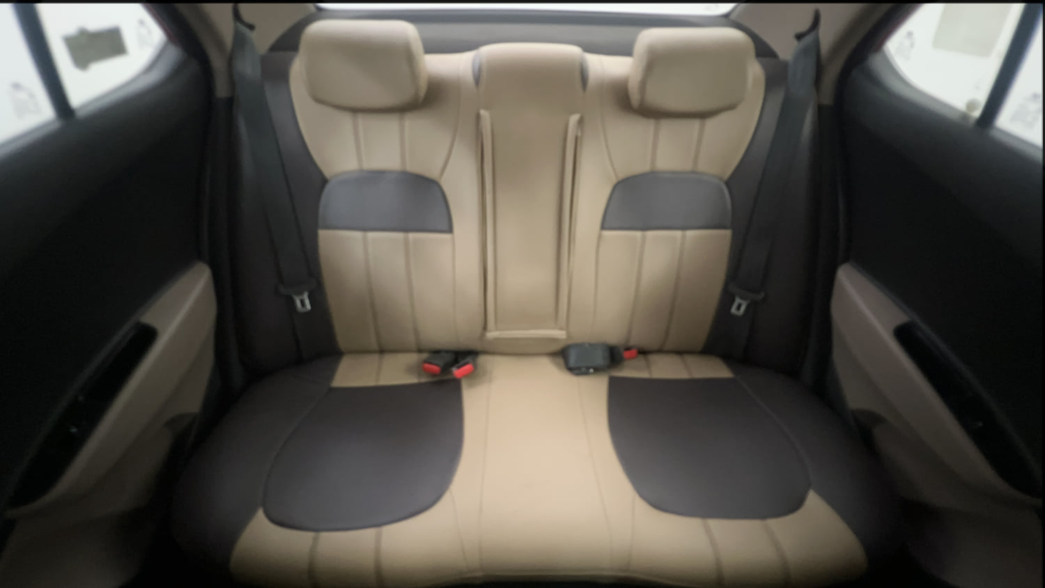 Used 2014 Hyundai Xcent S 1.2 Petrol Manual interior REAR SEAT CONDITION VIEW