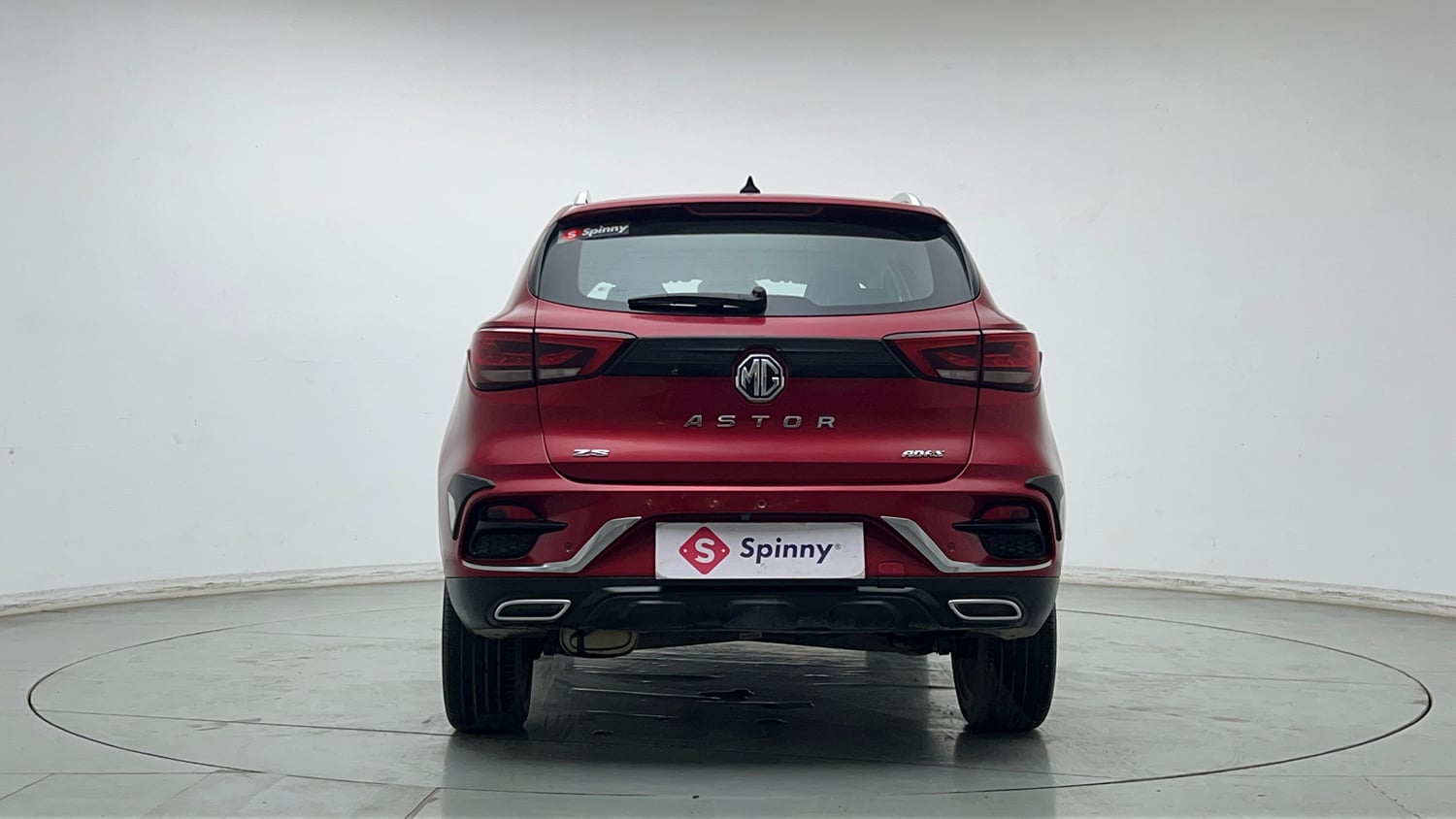 Used 2022 MG Motors Astor Savvy 1.3 Turbo AT S Red Petrol Automatic exterior BACK VIEW