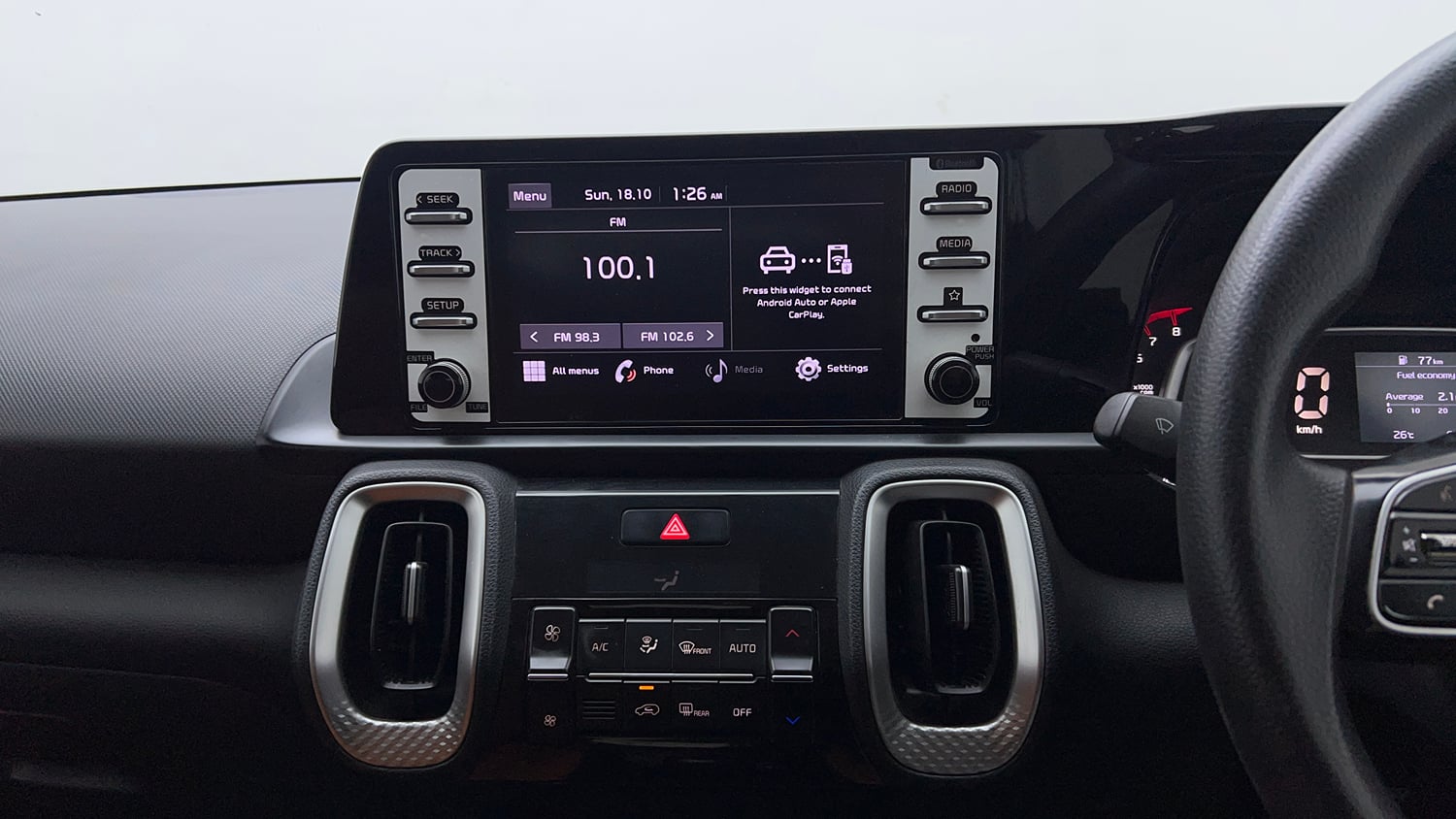 Used 2021 Kia Sonet HTK Plus 1.2 Petrol Manual top_features Integrated (in-dash) music system