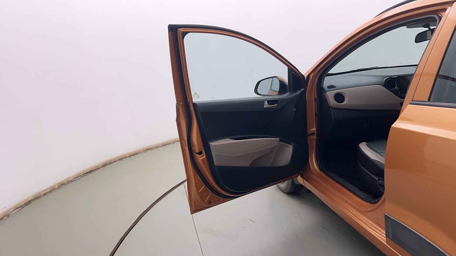 Used 2014 Hyundai Grand i10 Sportz 1.2 Kappa VTVT Petrol Manual interior LEFT FRONT DOOR OPEN VIEW