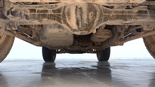 Used 2020 mahindra Thar LX Hard Top Petrol AT 4WD Petrol Automatic extra REAR UNDERBODY VIEW (TAKEN FROM REAR)