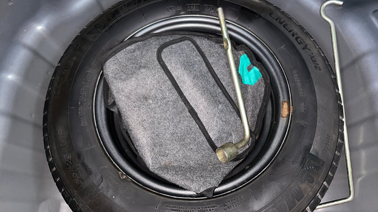 Used 2021 Hyundai Santro Magna Petrol Manual tyres SPARE TYRE VIEW