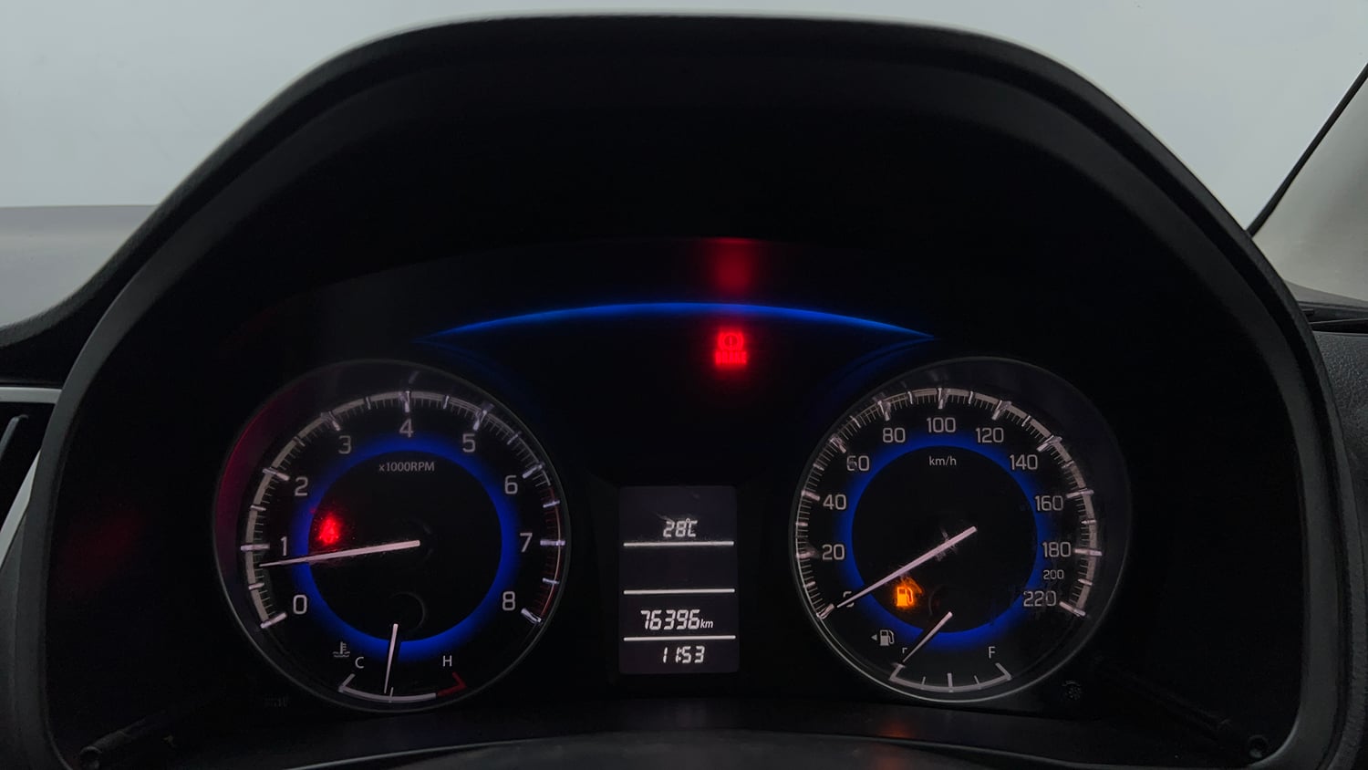 Used 2016 Maruti Suzuki Baleno Delta 1.2 Petrol Manual interior CLUSTERMETER VIEW