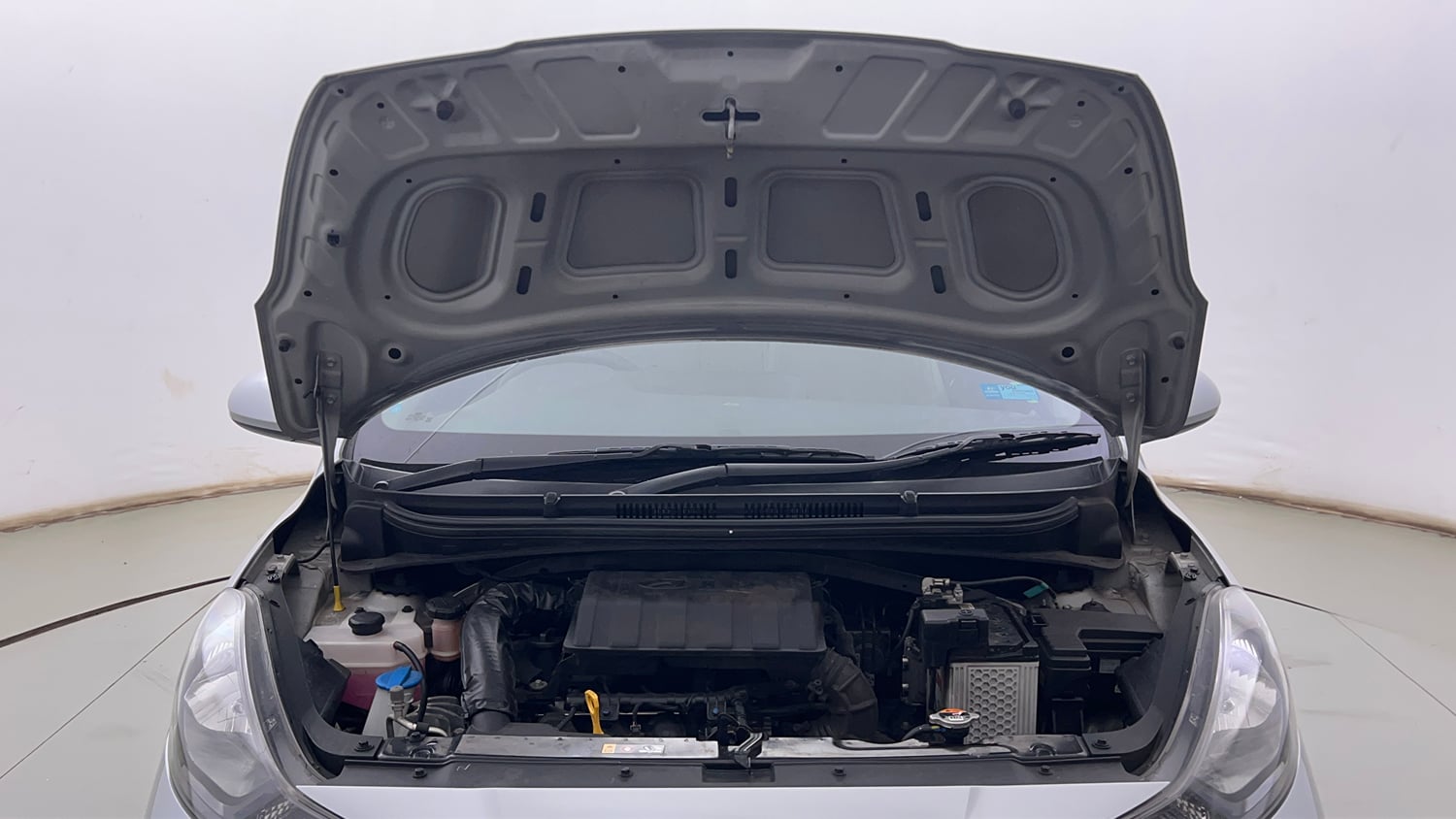 Used 2023 Hyundai Aura S 1.2 Petrol Petrol Manual engine ENGINE & BONNET OPEN FRONT VIEW