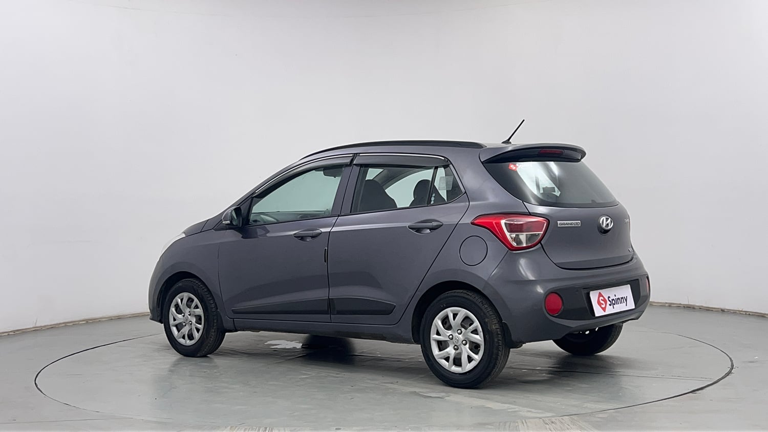 Used 2019 Hyundai Grand i10 Sportz 1.2 Kappa VTVT Petrol Manual exterior LEFT REAR CORNER VIEW
