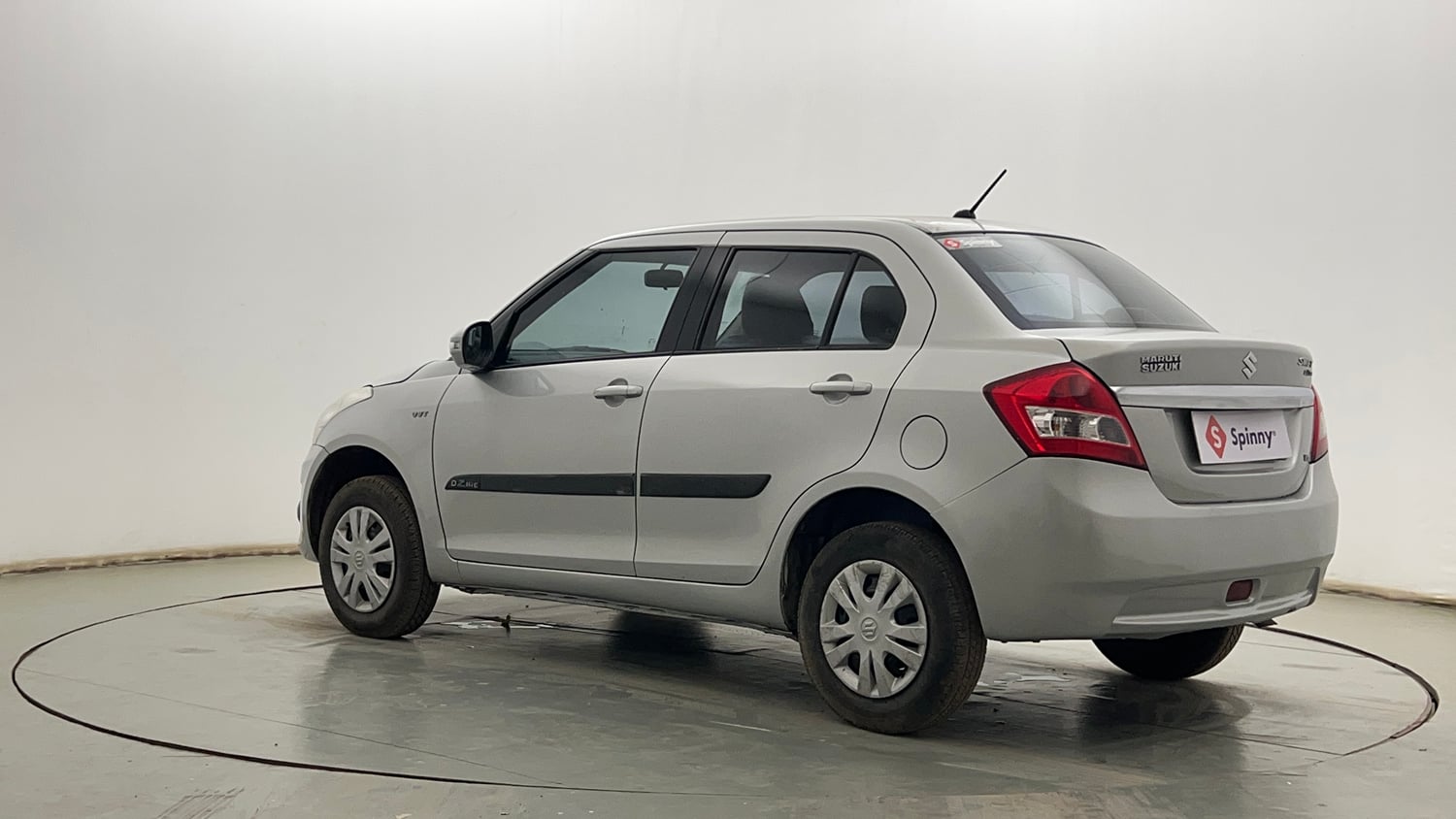 Used 2012 Maruti Suzuki Swift Dzire VXI Petrol Manual exterior LEFT REAR CORNER VIEW