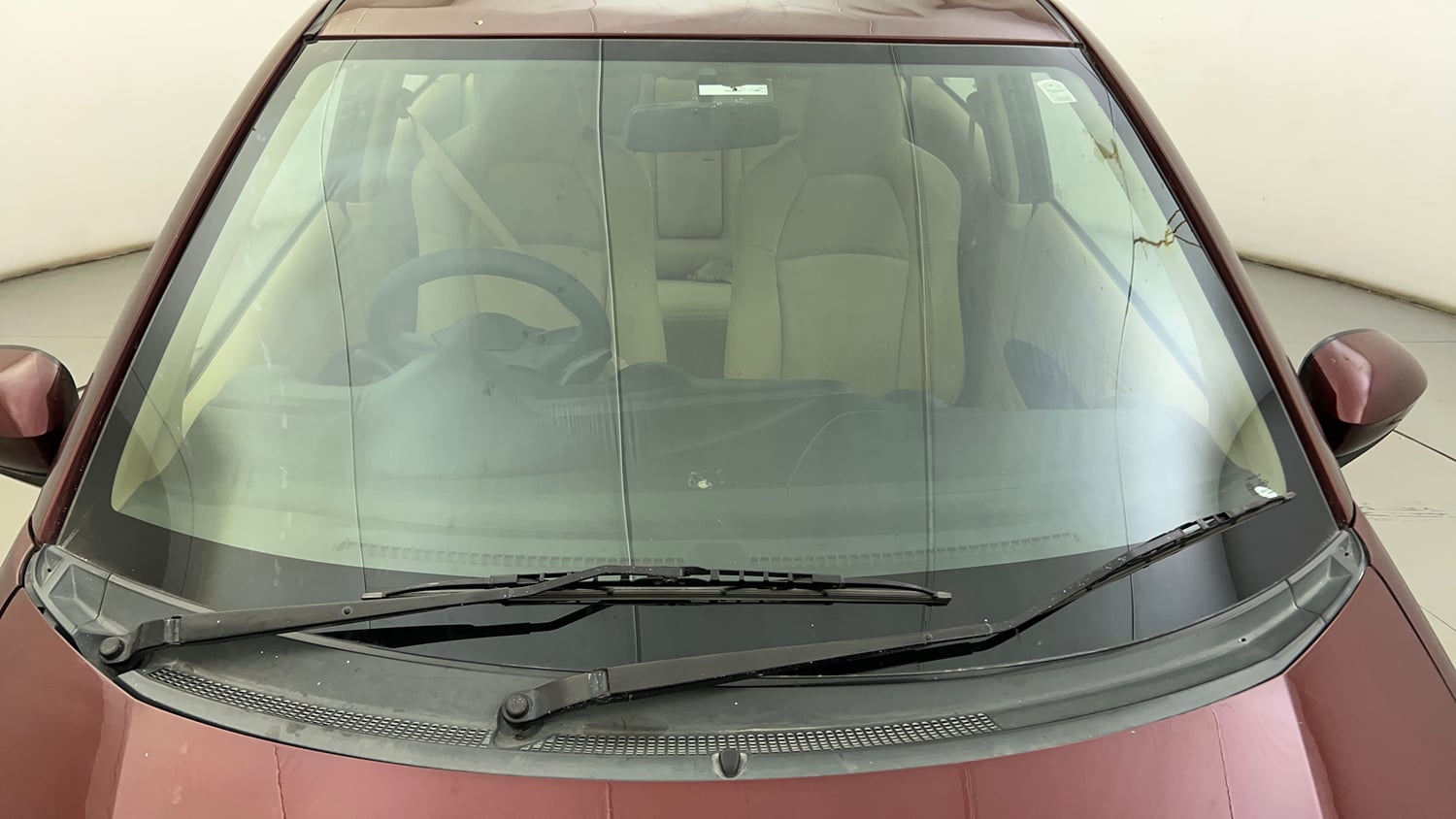 Used 2014 Honda Amaze 1.2 S i-VTEC Petrol Manual exterior FRONT WINDSHIELD VIEW