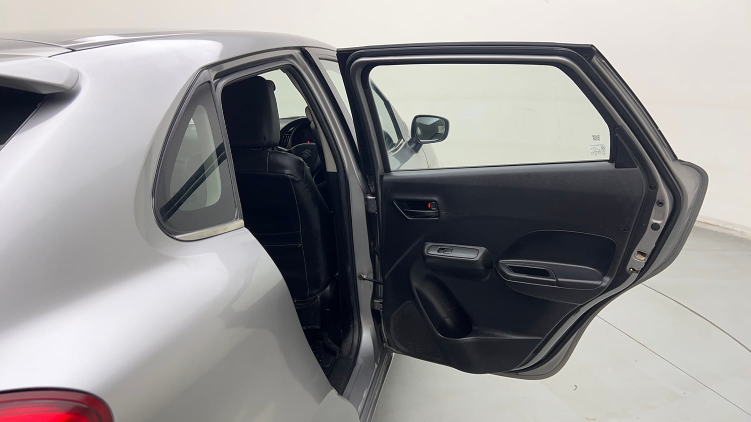 Used 2021 Maruti Suzuki Baleno Sigma Petrol Manual interior RIGHT REAR DOOR OPEN VIEW