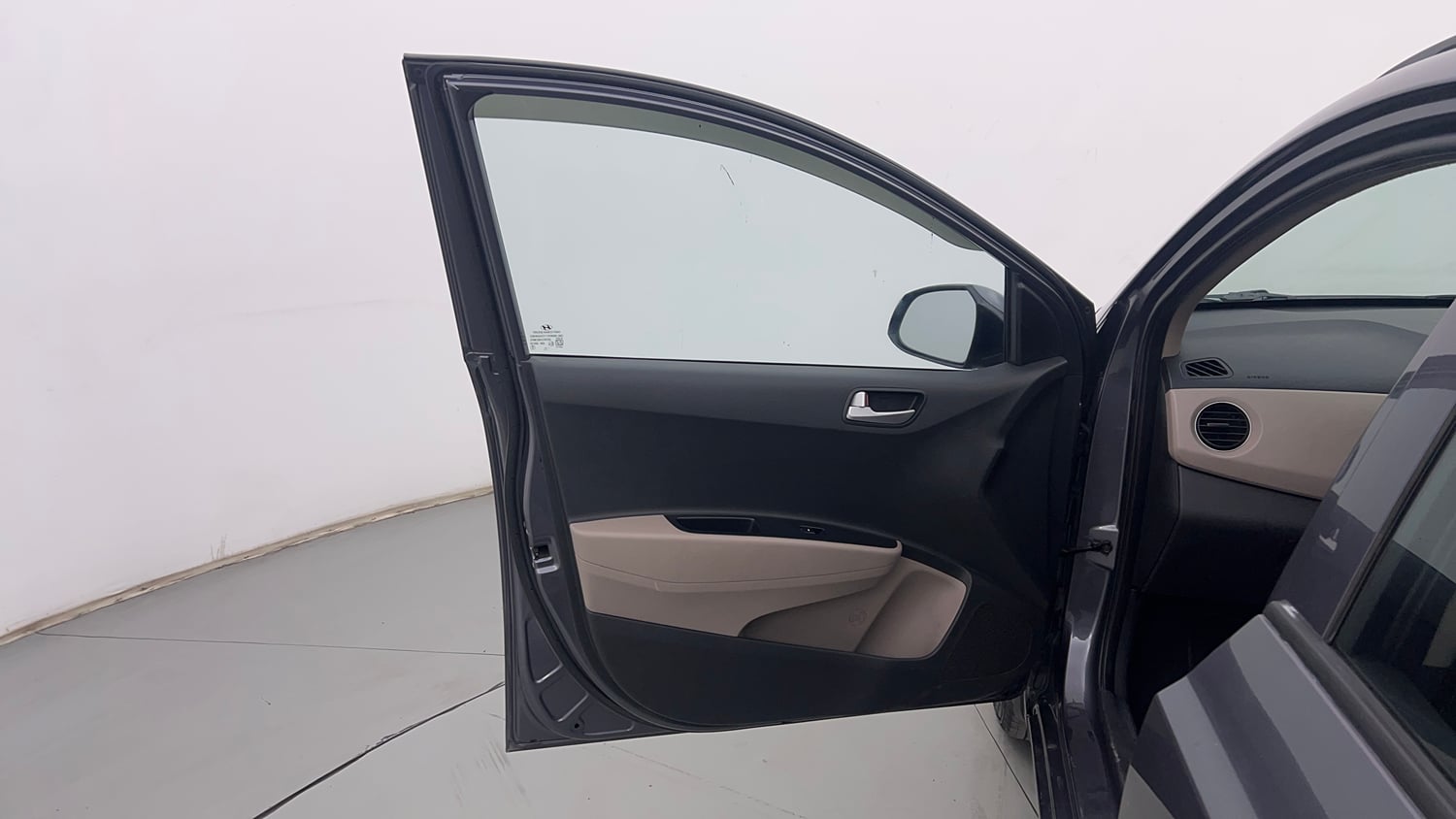 Used 2019 Hyundai Grand i10 Sportz 1.2 Kappa VTVT Petrol Manual interior LEFT FRONT DOOR OPEN VIEW