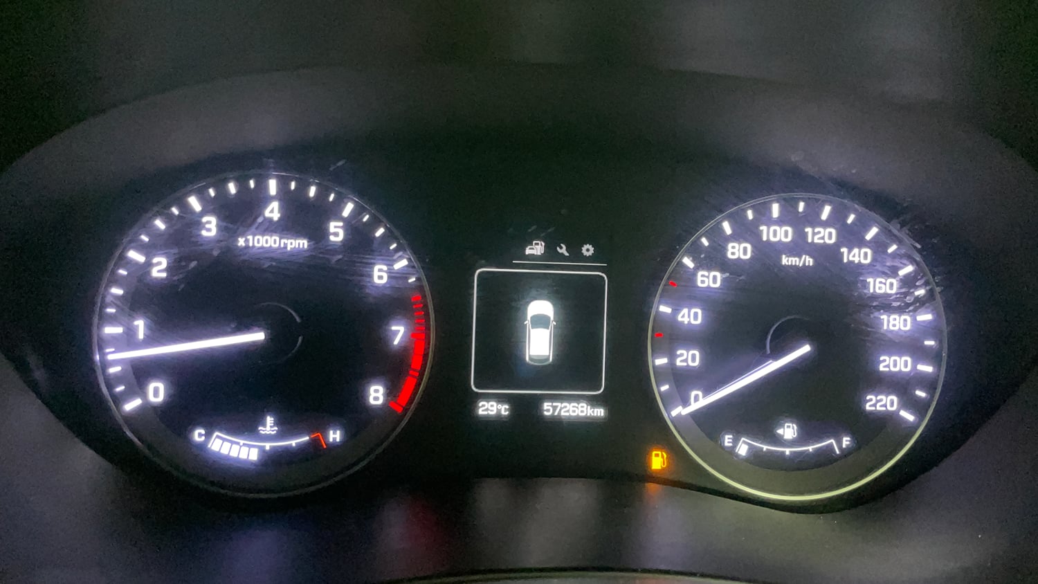 Used 2017 Hyundai Elite i20 Asta 1.2 (O) Petrol Manual interior CLUSTERMETER VIEW