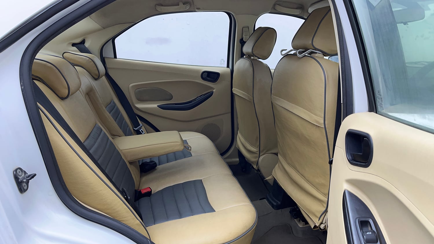 Used 2017 Ford Figo Aspire Titanium 1.2 Ti-VCT Petrol Manual interior RIGHT SIDE REAR DOOR CABIN VIEW