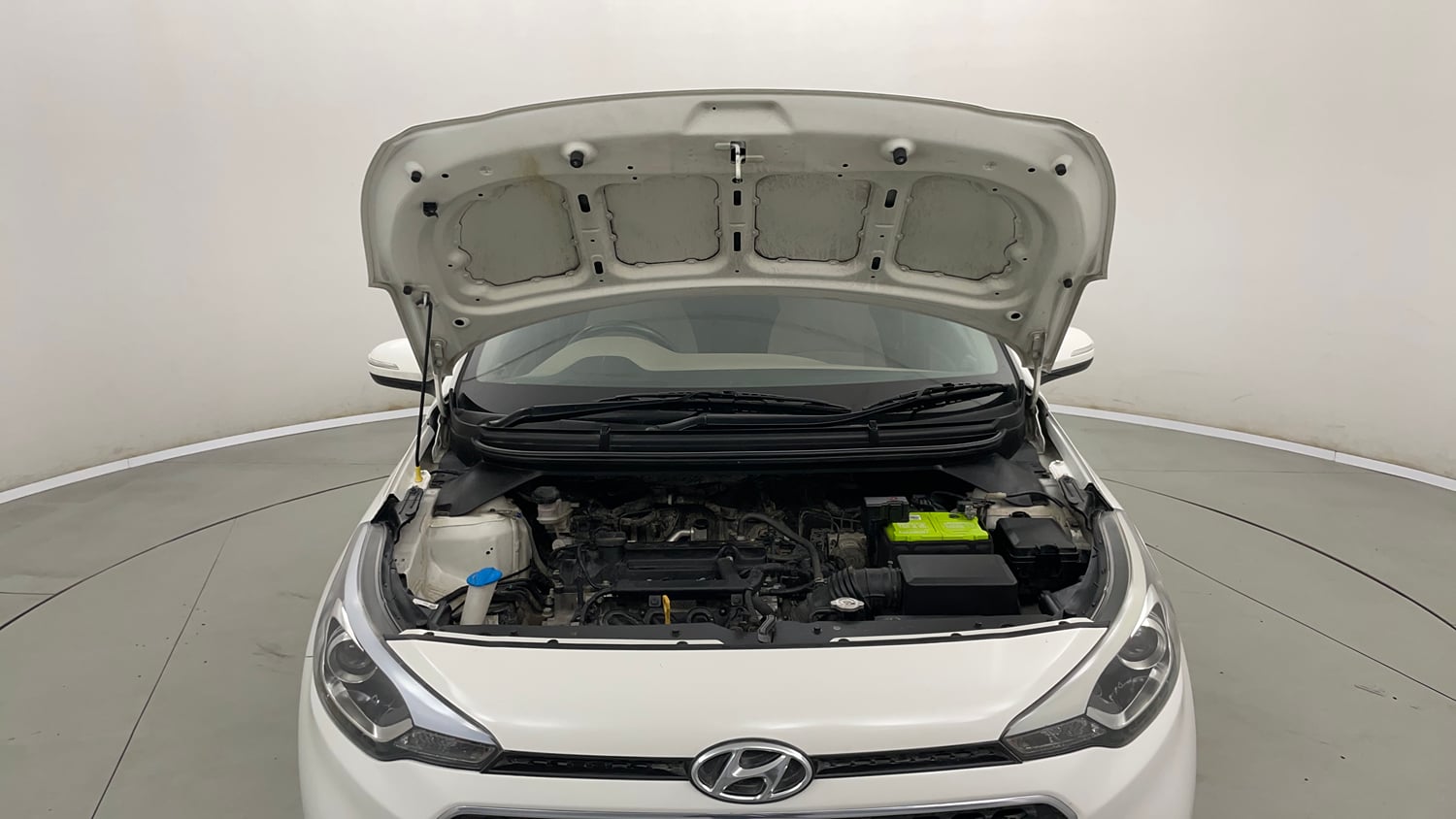 Used 2017 Hyundai Elite i20 Asta 1.2 (O) Petrol Manual engine ENGINE & BONNET OPEN FRONT VIEW