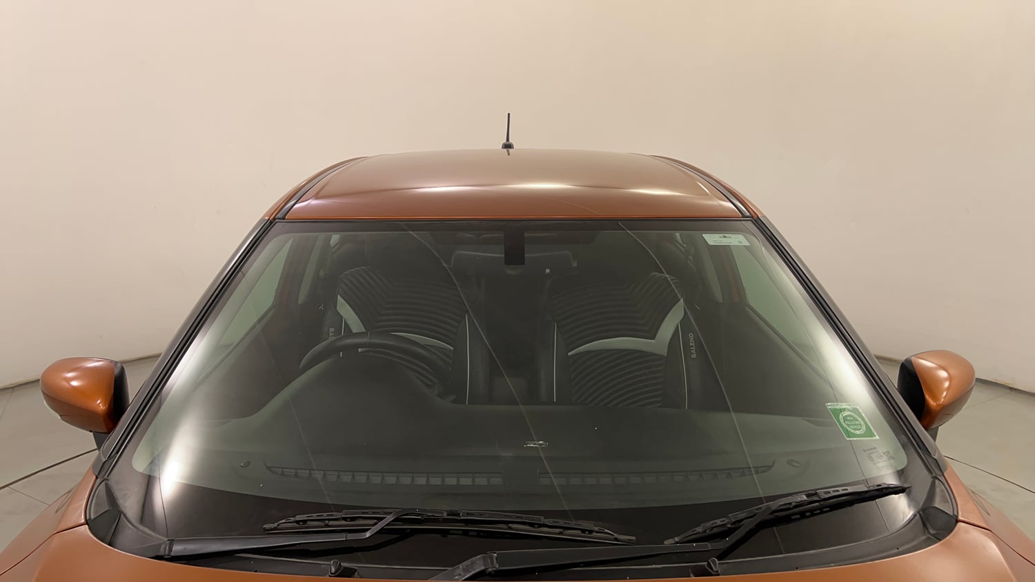 Used 2017 Maruti Suzuki Baleno Zeta 1.2 Petrol Manual exterior FRONT WINDSHIELD VIEW