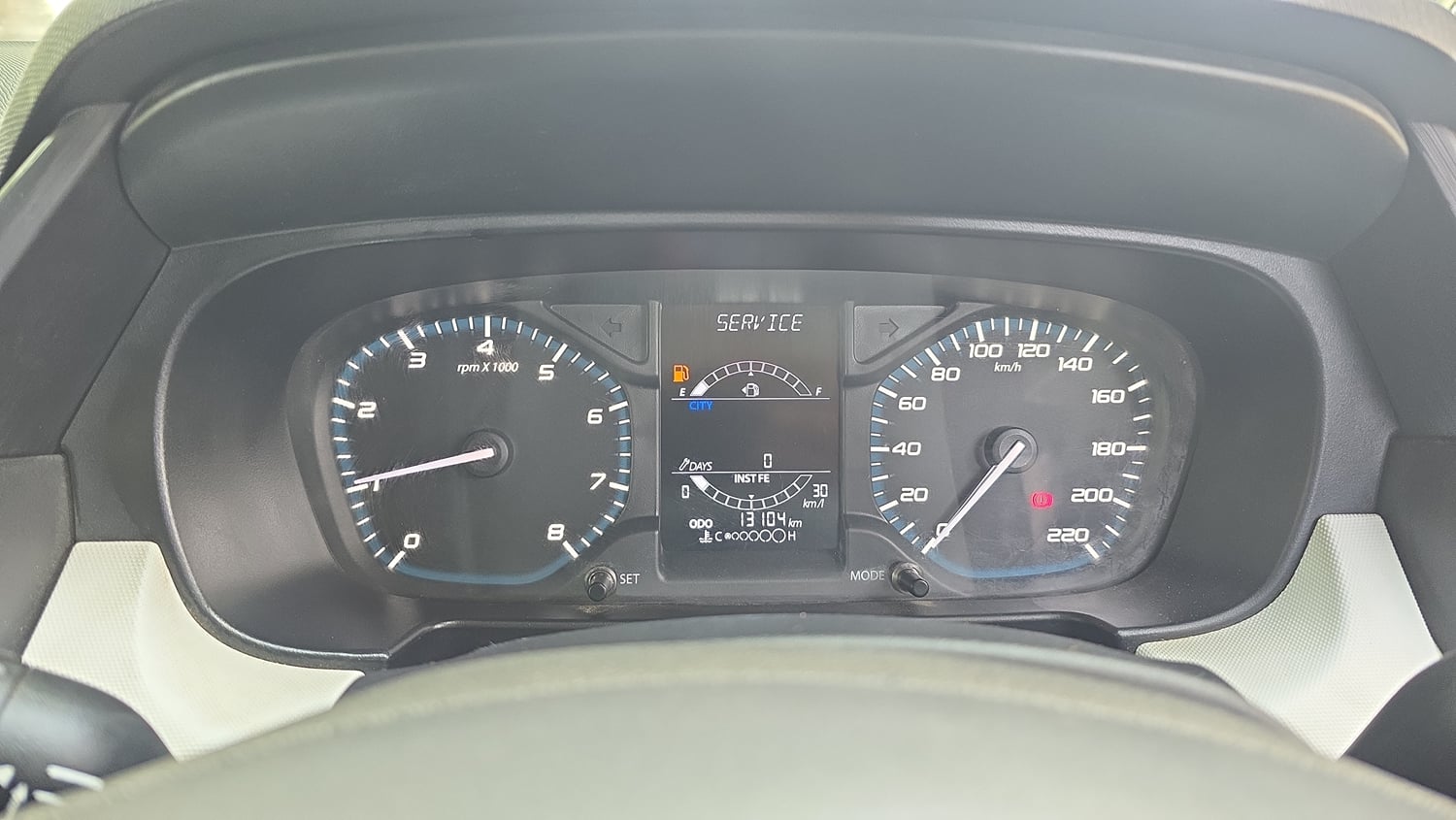 Used 2023 Tata Punch Accomplished MT Petrol Manual interior CLUSTERMETER VIEW
